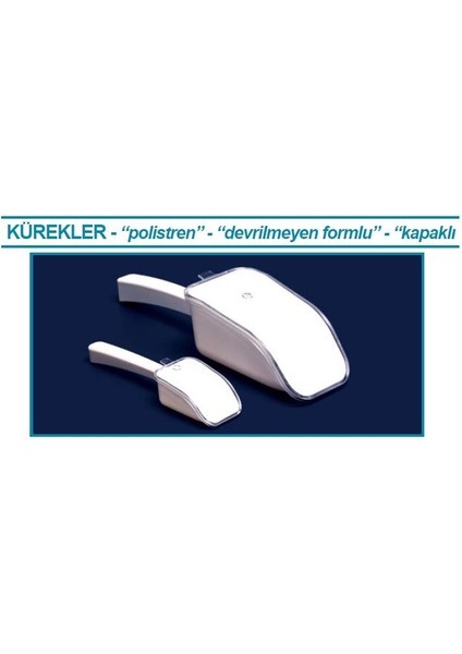 037.36.250W Kürek P.s Dibi Düz Kapaklı 250 ml Steril Beyaz 1 Adet