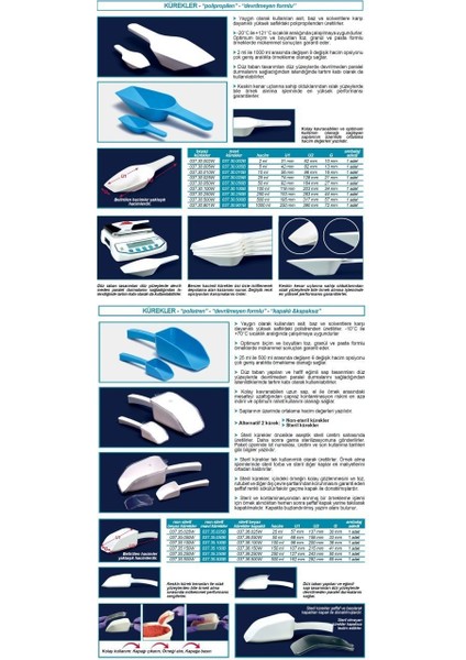 037.36.250W Kürek P.s Dibi Düz Kapaklı 250 ml Steril Beyaz 1 Adet