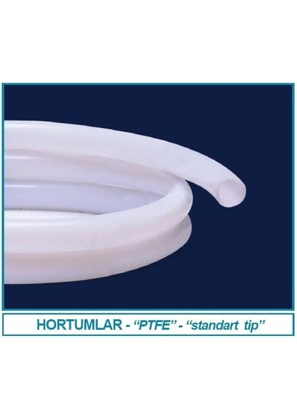 052.13.004 Hortum Ptfe 1.5 mm Iç Çap 3.5 Dış Çap 1 Metre