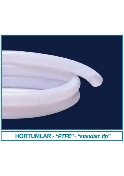 052.13.004 Hortum  Ptfe  1.5 mm Iç Çap  3.5 Dış Çap 1 Metre