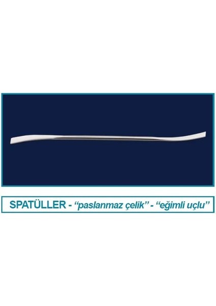 047.03.210 Spatül Paslanmaz Çelik Eğimli 210 mm 1 Adet