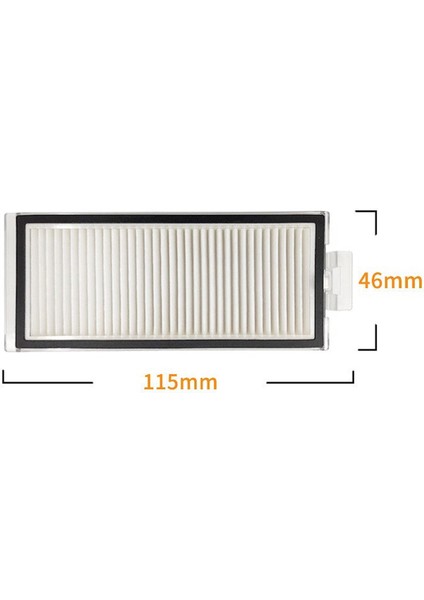 Roborock Q7 Max + T8 Uyumlu 3 Parça Yedek Filtre Fırça Seti Siyah modelleri