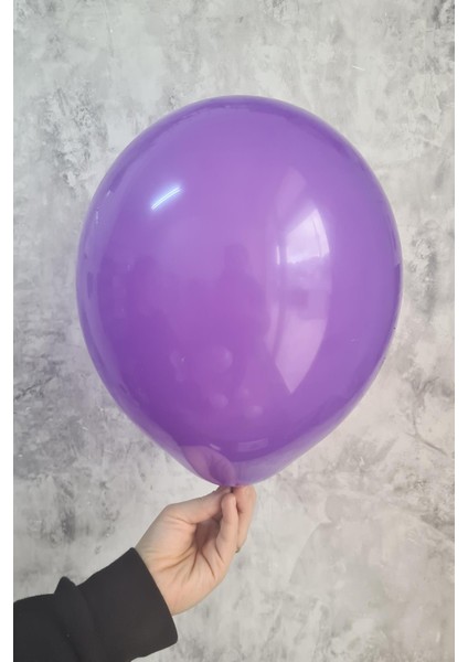 Mor Balon 10 Adet - 12 Inc 30 cm Parti Balonu