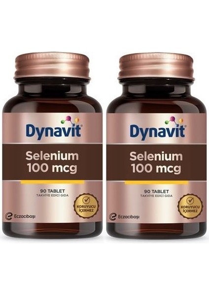 Selenium 100 Mcg 90 Tablet 2 Adet