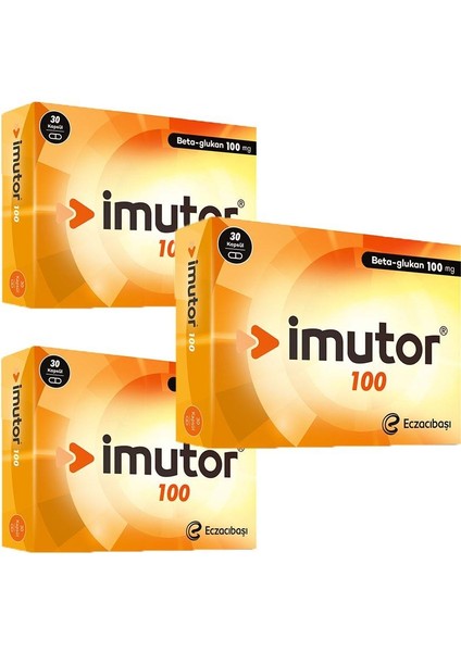 Imutor 100 Mg 30 Kapsül 3 Adet