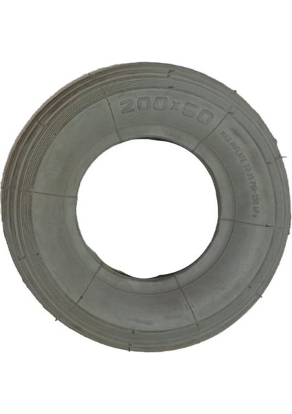 200 x 50 Dış Lastik Akülü ve Engelli - Gri