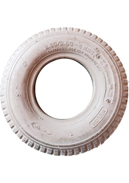 2.80/2.50-4 Cst Dış Lastik Akülü ve Engelli - Gri