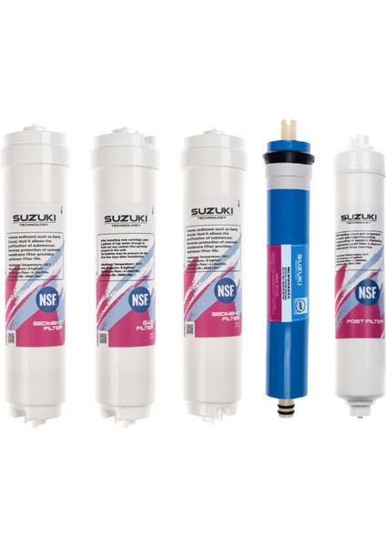 Kapalı Kasa Su Arıtma Cihazı Tam Set -13 Aşamalı Filtre Seti indirimleri