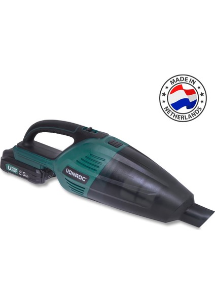 Akü El Süpürgesi / Elektrikli Süpürge - Vpower 20V - Dahil. 3 Ağızlık ve Uzatma