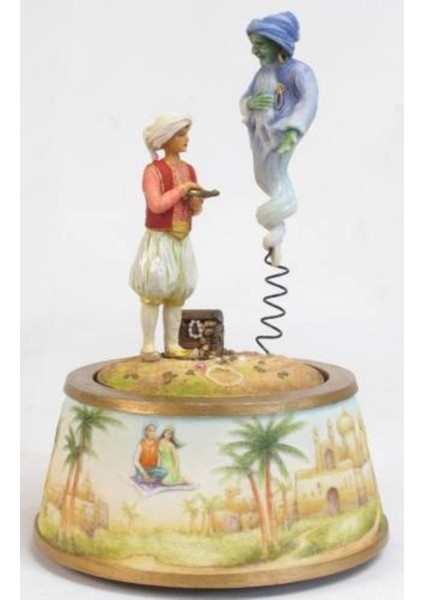 Wıse Veronese Serisi-Wise Müzik Kutusu-Alaattin-16,5*10,5*10,5 Cm.– Dekoratif Obje