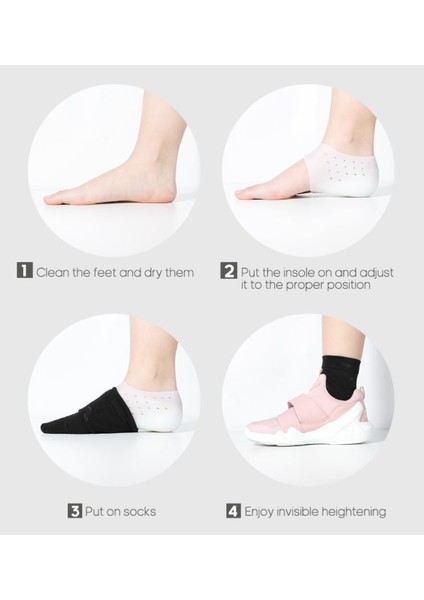 Topuk Yükseltici Topuk Çorabı Ten Rengi fiyatları