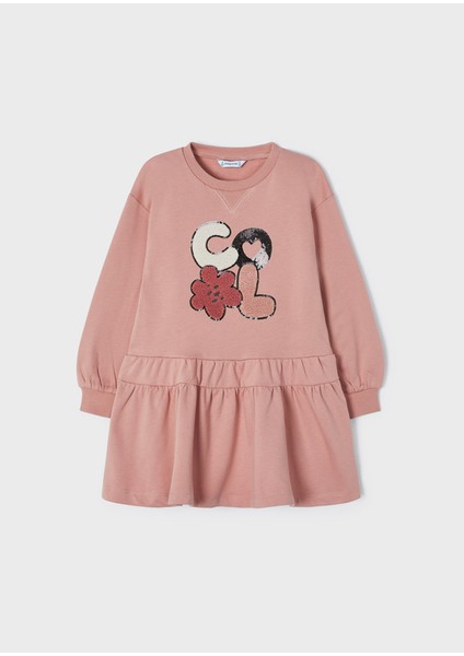 Kız Çocuk Elbise Pembe 4973