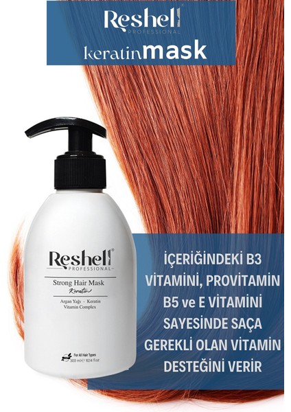 Argan Yağlı Keratin Destekli   Saç Bakım Maskesi 300 ml