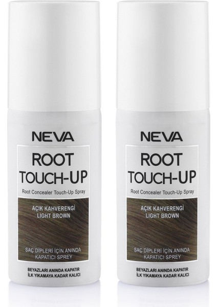 Root Touch Up Kapatıcı Sprey 75 Ml Açık Kahve 2 Adet