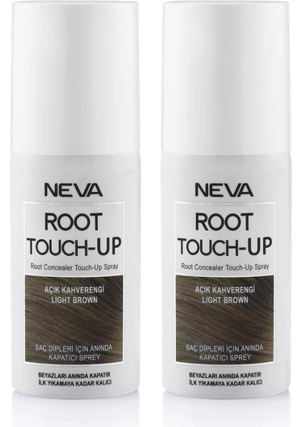 Root Touch Up Kapatıcı Sprey 75 Ml Açık Kahve 2 Adet