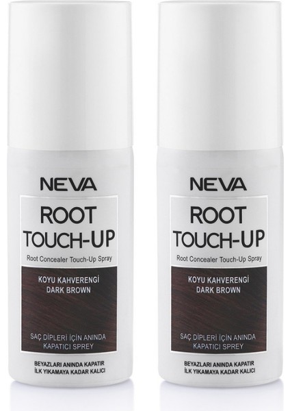 Root Touch Up Kapatıcı Sprey 75 Ml Koyu Kahve 2 Adet