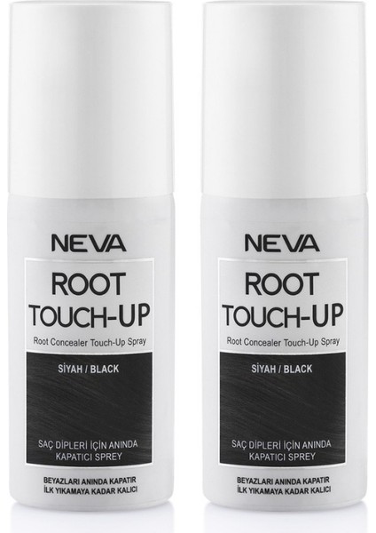 Root Touch Up Kapatıcı Sprey 75 Ml Siyah 2 Adet