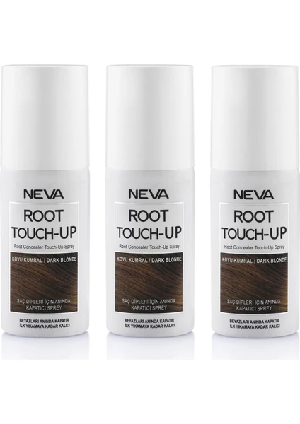 Root Touch Up Kapatıcı Sprey 75 Ml Koyu Kumral 3 Adet