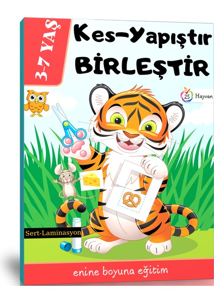 Kes-Yapıştır Birleştir (Laminasyonlu – Sert) (Ciltli)