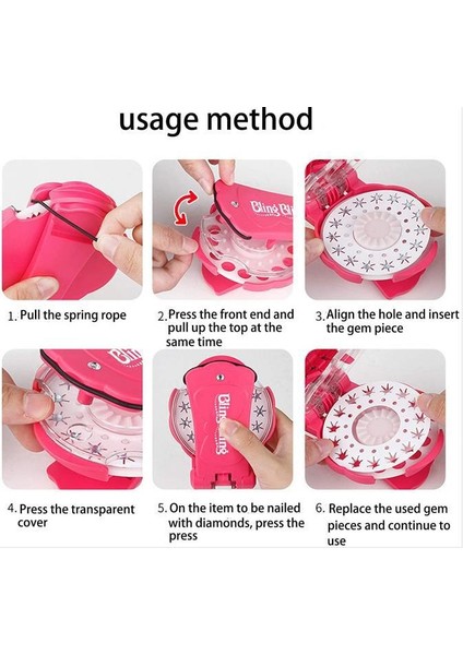 Taşınabilir Çocuk Kozmetik Oyuncak Seti - Pembe (Yurt Dışından)