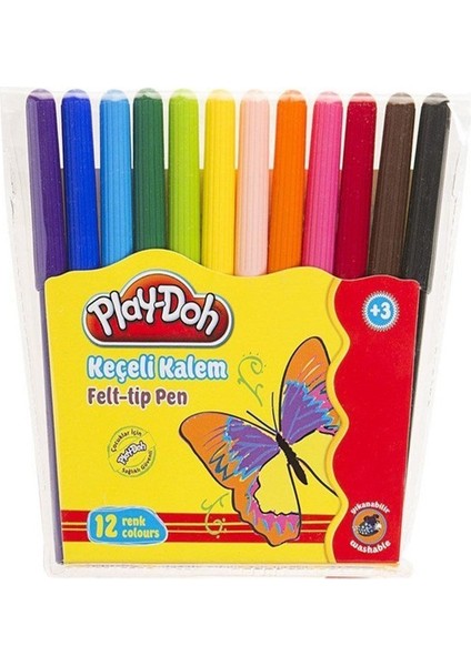 Playdoh Play-Doh 12 Renk Keçeli Kalem