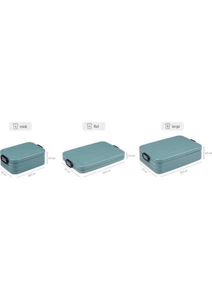 Lunch Box Take A Break Large Yemek Kabı- Nordic Green
