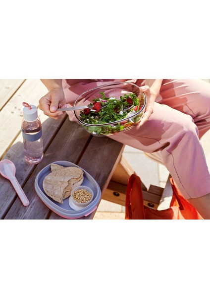 Salad Box Ellipse Salata Kabı- White