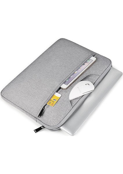 Apple Macbook Pro Huawei Asus 15.6 Inç Dizüstü Bilgisayar Çantası - Gri (Yurt Dışından) fiyatları