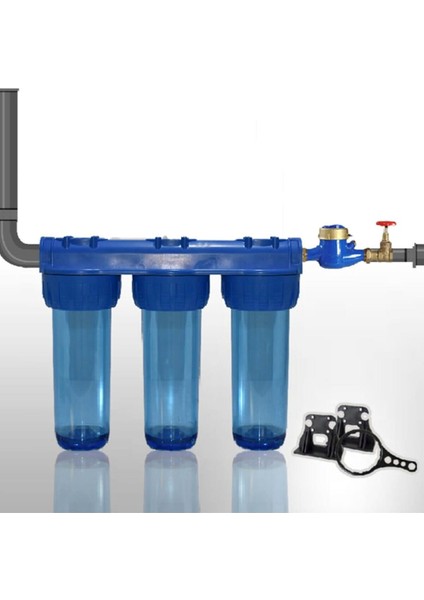 Justwater Bina Daire Sayaç Girişi Filtresiz Su Arıtma Yumuşatma Sistemi fiyatları