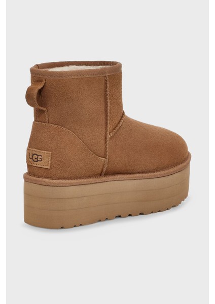 W Classic Deri Mini Platform Bot Kadın Bot 1134991 fırsatları