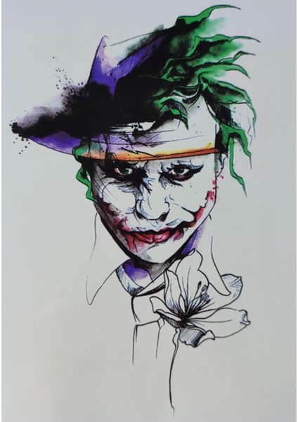 Mordino Dark Joker Transfer Dövme