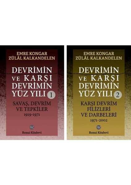 Devrimin ve Karşı Devrimin Yüz Yılı / 2 Cilt Takım - Emre Kongar , Zülal Kalkandelen