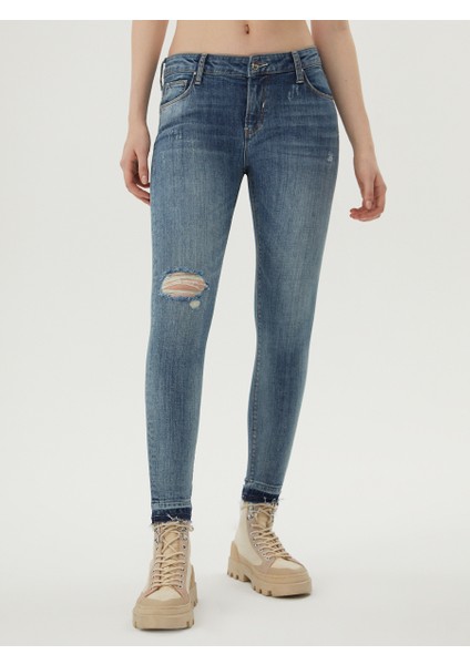 Nicole Skinny Fit Kadın Pantolon