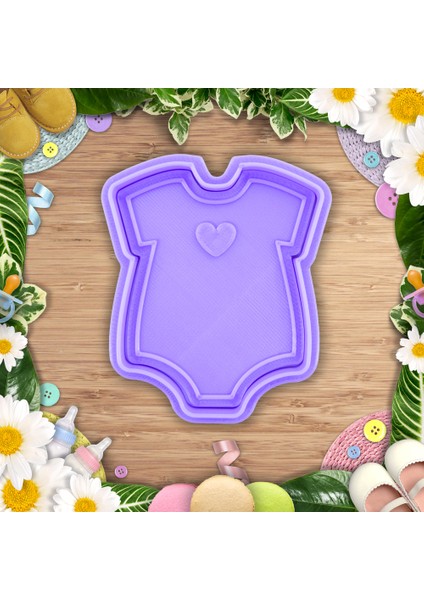 Baby Shower Kurabiye Kalıbı - Şeker Hamuru Kalıbı Full Set 10 Adet 7-10CM indirimleri