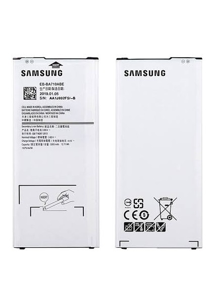 Samsung Galaxy Galaxy A7 2016 A710 SM-A710 Uyumlu Batarya Pil
