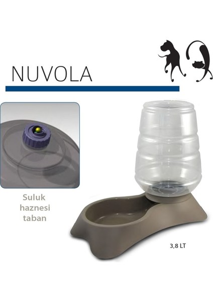 Mp Su Kabı Nuvola Hazneli 3.8lt K.rengi
