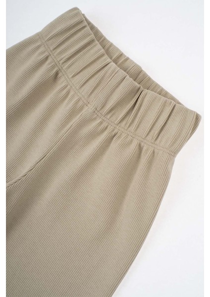 Kaşkorse Fitilli Tayt Çocuk Bej Organik Pamuk modelleri