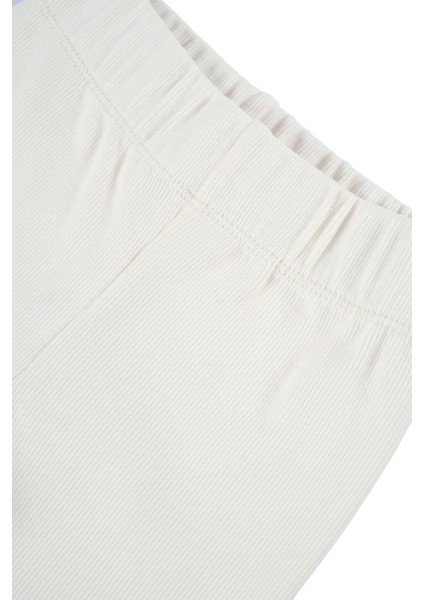 Çocuk Fitilli Tayt Ekru modelleri