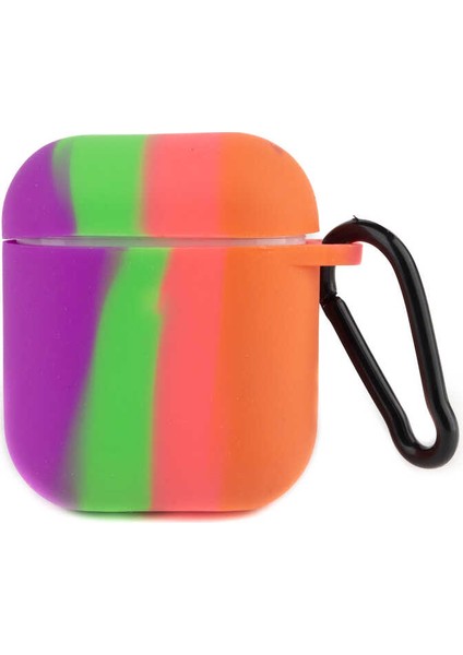 Apple Airpods Silikon Kılıf Airbag 29 NO10 Renkli