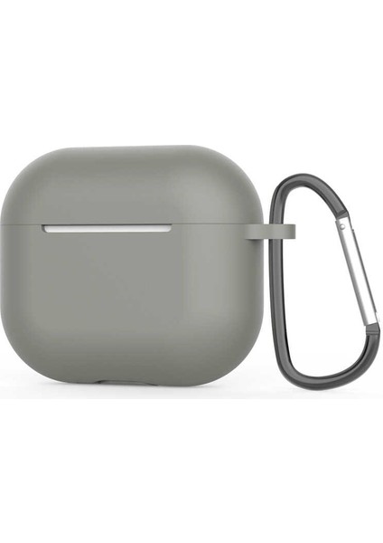 Apple Airpods 3. Nesil Silikon Kılıf Airbag 28 Gri
