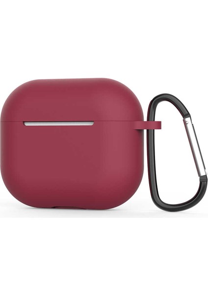 Apple Airpods 3. Nesil Silikon Kılıf Airbag 28 Mürdüm