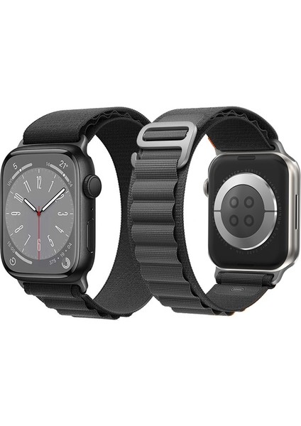 Apple Watch Ultra 49MM Kordon Alp Döngü Kordon Loop Spor Ayarlanır Bileklik Saat Bandı