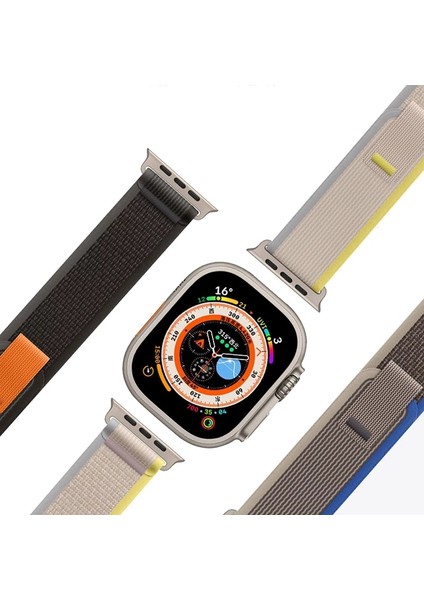 Apple Watch 42MM 44MM 45MM 49MM 1/2/3/4/5/6/se/7/8/ultra Kordon Trial Loop Hasır Band fırsatları