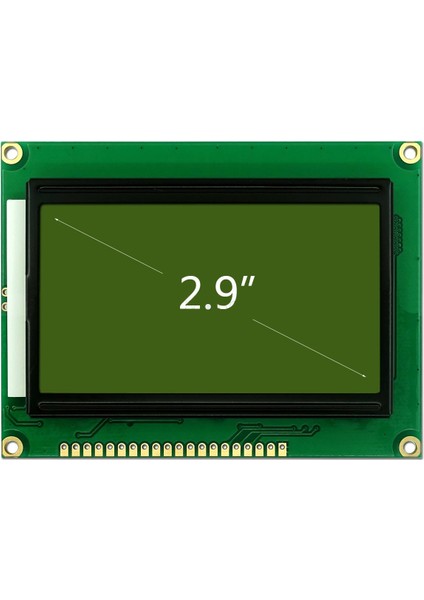Roba 12864B V2.0 Glcd Yeşil Grafik LCD 5V Spı
