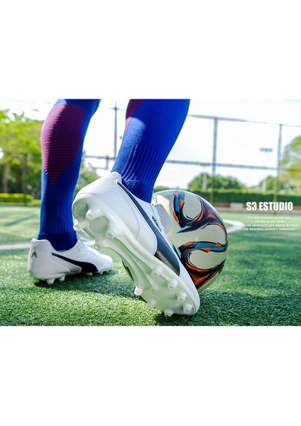 Futbol Kramponları Ag Uzun Kramponlar Maç Antrenman Ayakkabıları Suni Çim Kramponları (Yurt Dışından) fırsatları