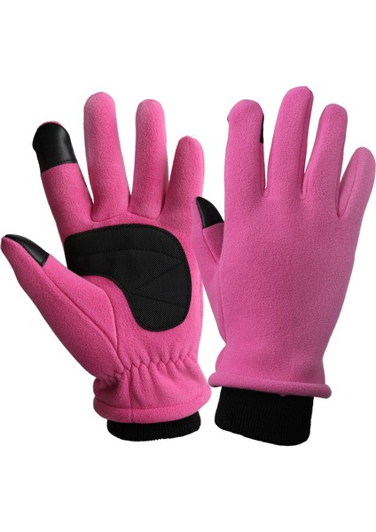 Kadın Eldiven Sonbahar ve Kış Açık Tek Katmanlı Rüzgar Geçirmez Sıcak Polar Eldiven (Yurt Dışından)