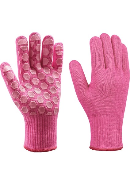 Yüksek Isıya Dayanıklı Eldiven Mikrodalga Fırın Silikon Isı Yalıtımlı Kaymaz Mutfak Fırın Pişirme Barbekü Eldiven (Yurt Dışından)