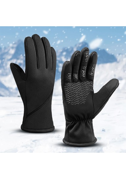 Kayak Eldivenleri Kış Erkek ve Kadın Rüzgar Geçirmez Su Sıçraması Dokunmatik Ekran Artı Yün Sıcak Elektrikli Araç Açık Sürüş Eldivenleri (Yurt Dışından) fiyatları