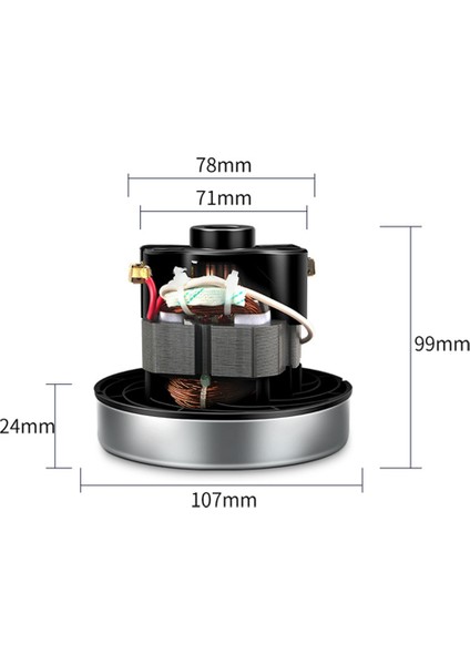 Midea Elektrikli Süpürge Motor Aksesuarları İçin Uygun QW12T-05A / 05E MC-CG321 ZW1202 (Yurt Dışından) modelleri