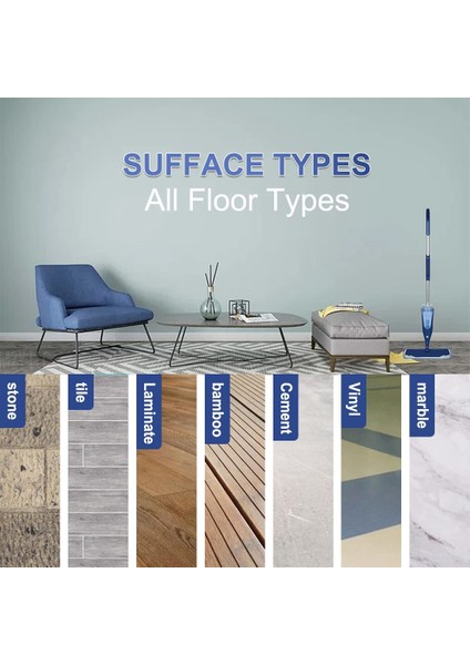 Bona Sert Zemin Temizleyicisi Için Bona Mop ile Uyumlu Bona Mikrofiber Temizleme Pedi Için 3 Paket Mikrofiber Mop Pedleri (Yurt Dışından)